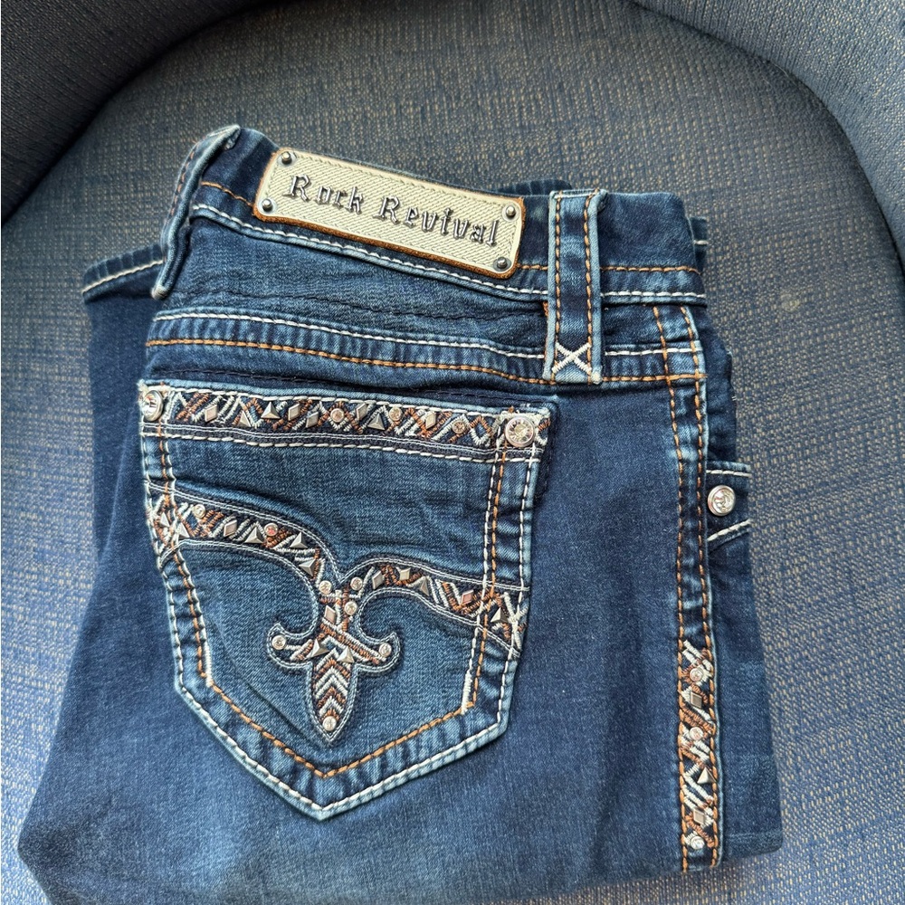 COPY - Rock Revival Women's Blue Jeans